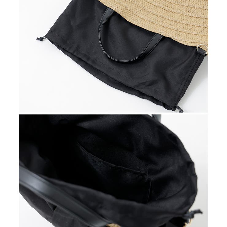 aity アイティ リボンモチーフペーパーカゴバッグ | Fashion Letter | 詳細画像15 