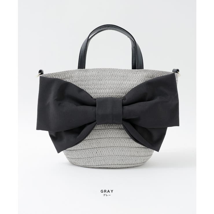 aity アイティ リボンモチーフペーパーカゴバッグ | Fashion Letter | 詳細画像18 
