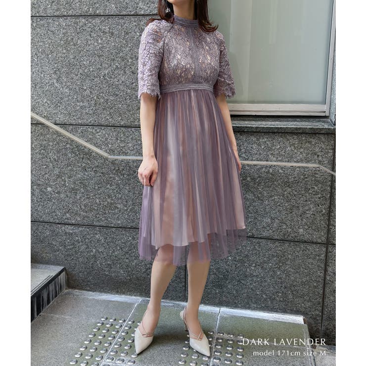 aity アイティ ヴィンテージライクレースチュールドレス | Fashion Letter | 詳細画像16 