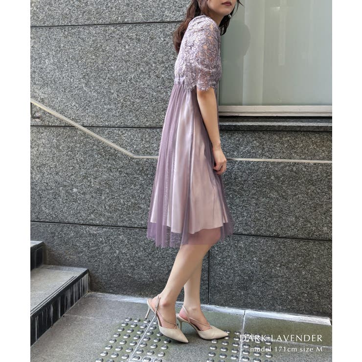 aity アイティ ヴィンテージライクレースチュールドレス | Fashion Letter | 詳細画像17 