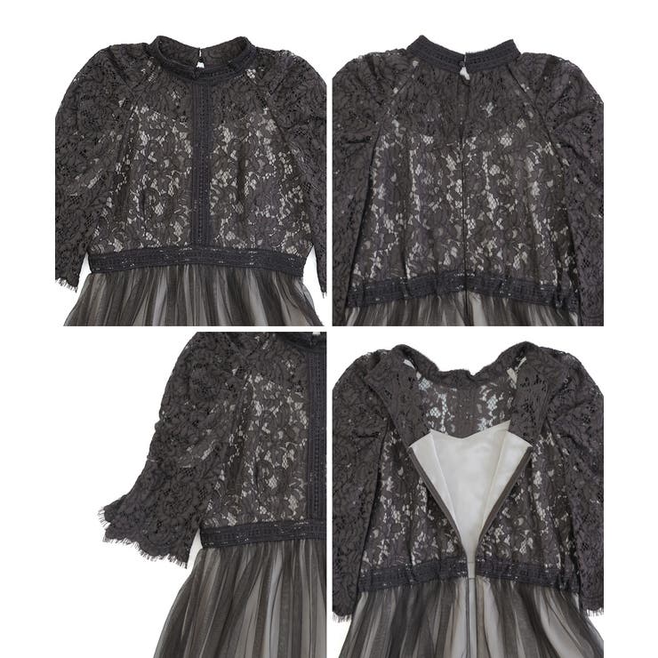 aity アイティ ヴィンテージライクレースチュールドレス | Fashion Letter | 詳細画像20 