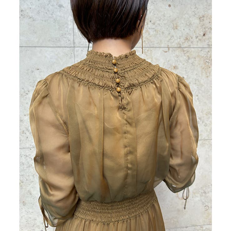 aity アイティ ハイネックティアードシアードレス | Fashion Letter | 詳細画像8 