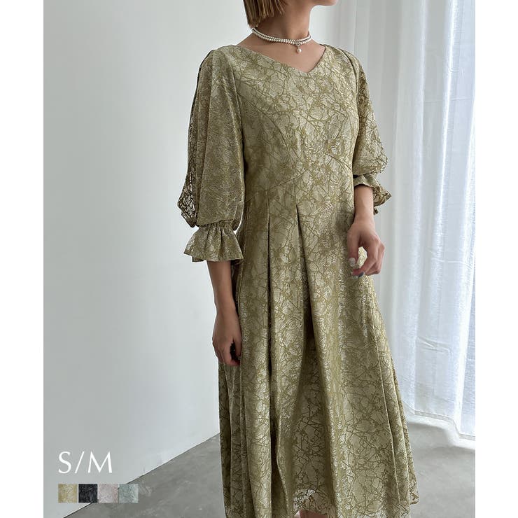 aity アイティ ヴィンテージレースフレアドレス | Fashion Letter | 詳細画像1 