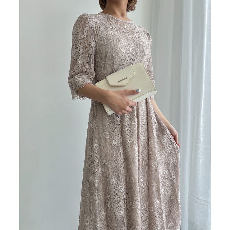 aity アイティ 2wayレースバックリボンレイヤードドレス | Fashion Letter | 詳細画像7 
