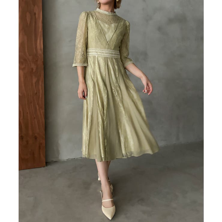 aity アイティ レイヤードレースドレス | Fashion Letter | 詳細画像3 