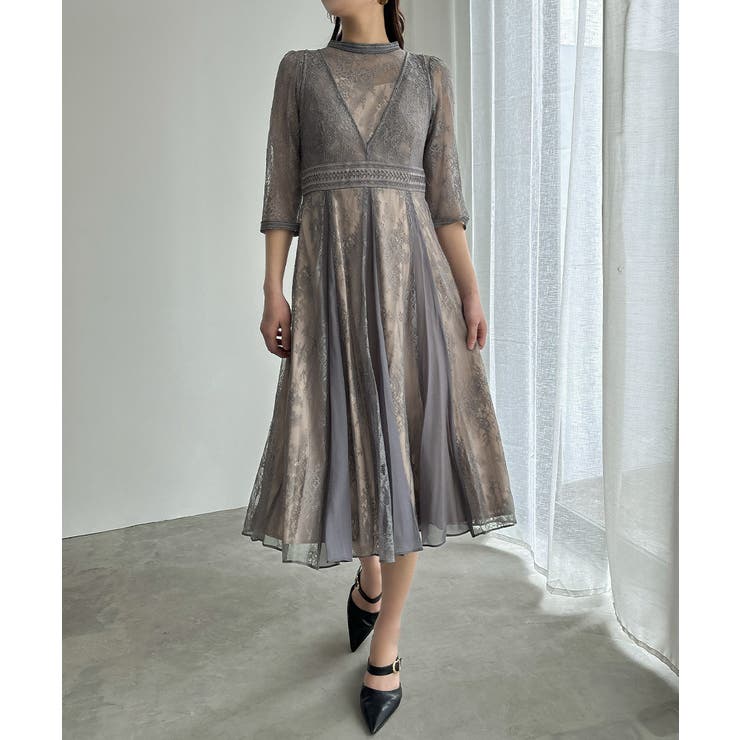 aity アイティ レイヤードレースドレス | Fashion Letter | 詳細画像9 