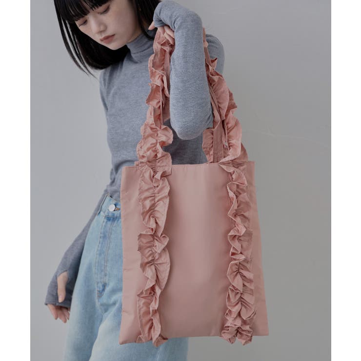 アイドル写真付きフリルバッグ 41%OFF】フリルがかわいい ガールズプールバッグ トート | 子供