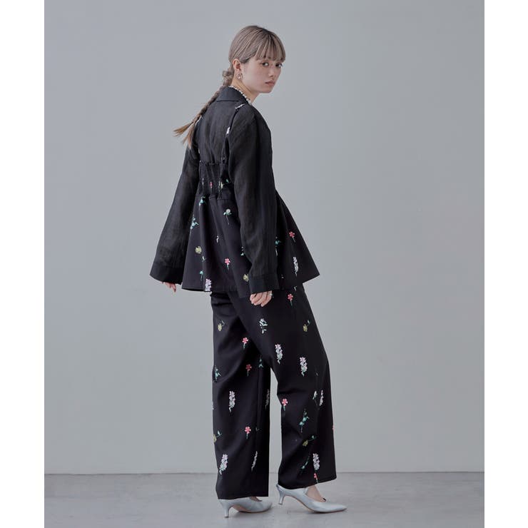 etoll エトル 花柄プリントキャミソールビスチェ | Fashion Letter | 詳細画像10 