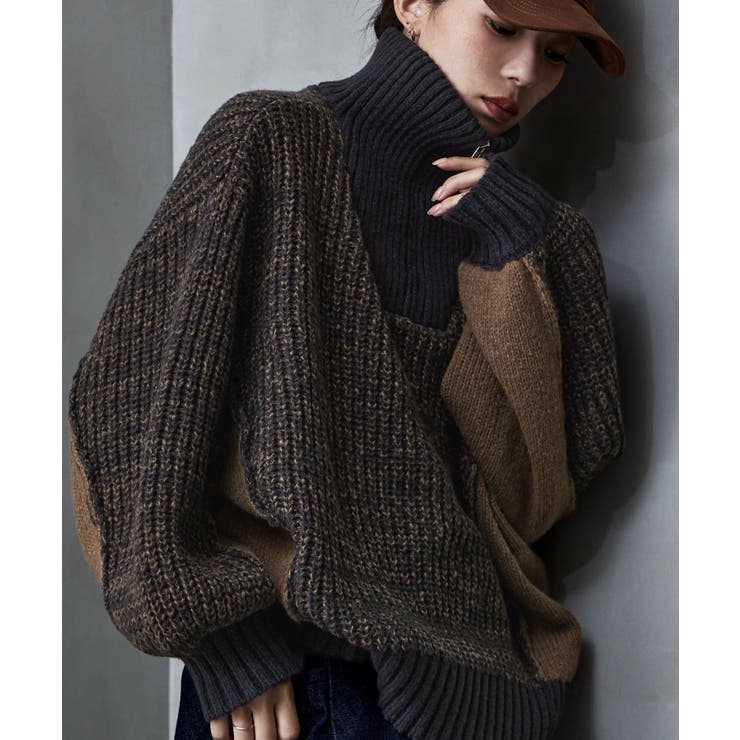 Olde h&daughter ハーフジップニット Olde h&daughter ハーフジップニット Olde H & Daughter