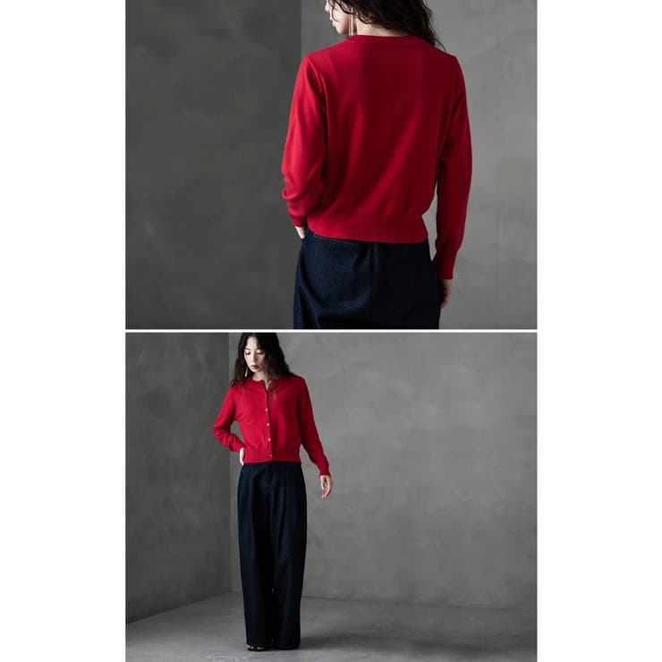 etoll エトル ベーシッククルーネックカーディガン | Fashion Letter | 詳細画像10 