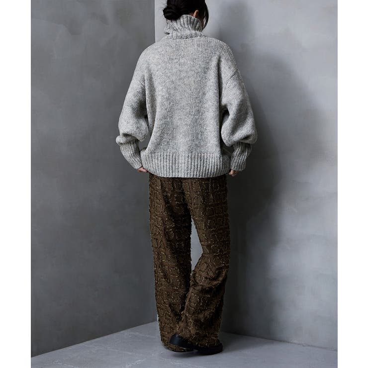etoll エトル 2wayミックスカラーニットカーディガン | Fashion Letter | 詳細画像15 