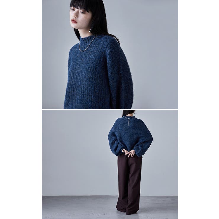 etoll エトル アルパカタッチショートニットPO[品番：FT000009918]｜Fashion  Letter（ファッションレター）のレディースファッション通販｜SHOPLIST（ショップリスト）