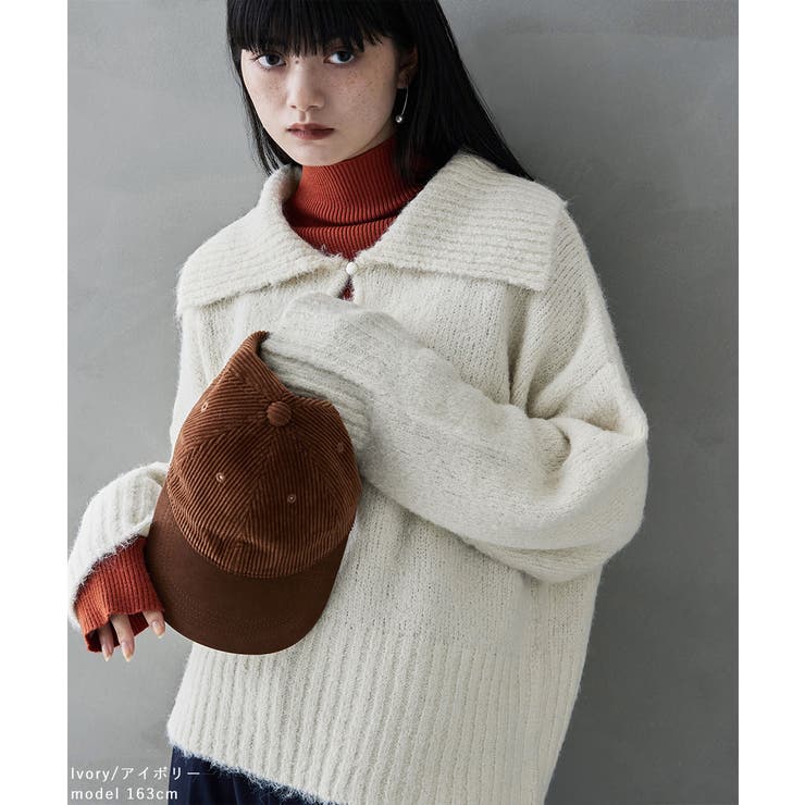 ご成約♡NYブランド 稀少アルパカニットプレゼント♡変形レイヤー用ニット ラコステ LACOSTE アルパカブレンドミニマルニットセーター