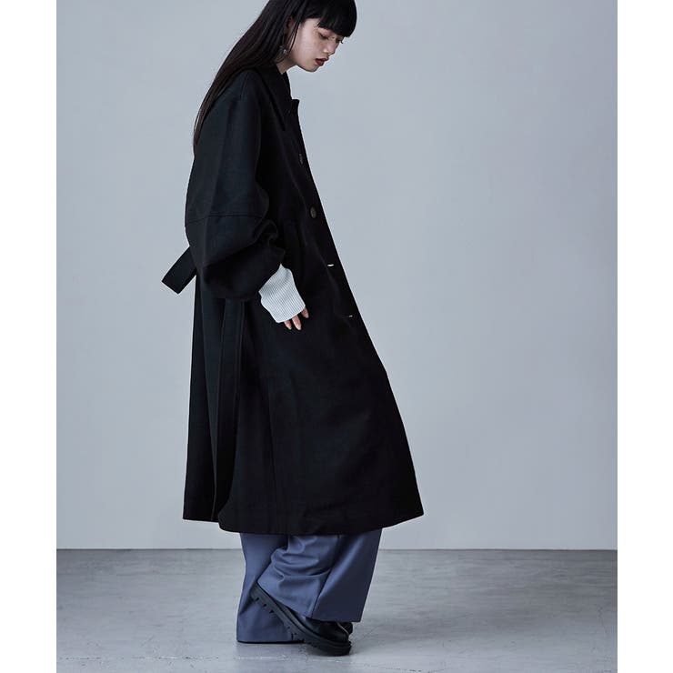etoll エトル コクーンスリーブステンカラーロングコート[品番：FT000009900]｜Fashion  Letter（ファッションレター）のレディースファッション通販｜SHOPLIST（ショップリスト）
