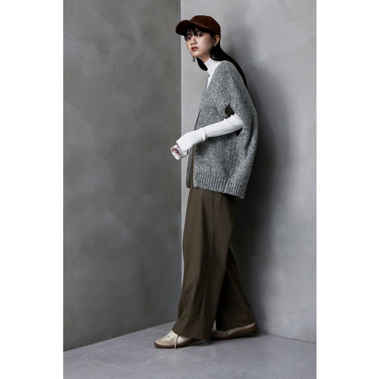 etoll エトル ダブルジップコクーンニットベスト | Fashion Letter | 詳細画像9 