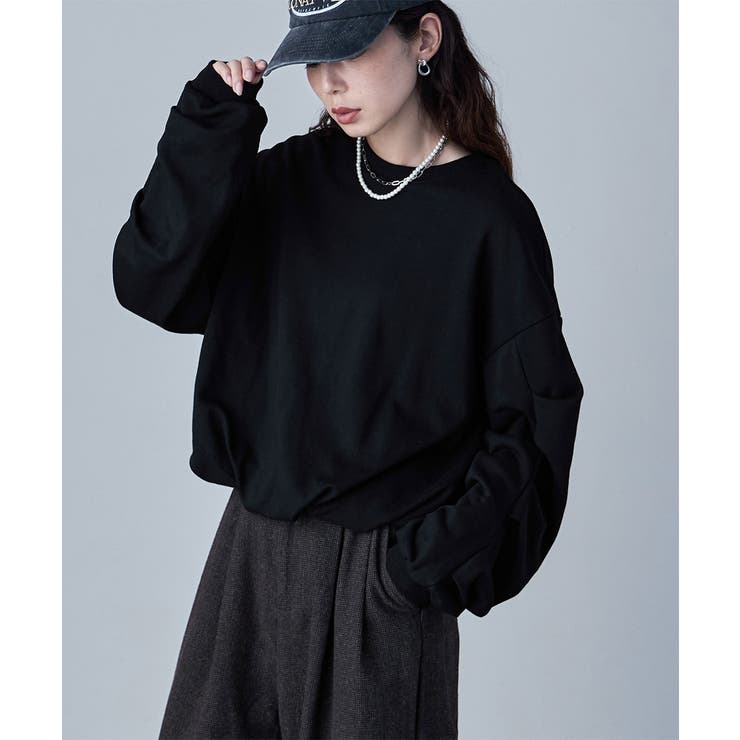 etoll エトル タックスリーブバルーンスウェット[品番：FT000010691