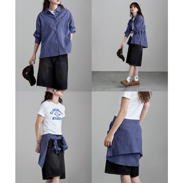 etoll エトル チェック柄レギュラーシャツ | Fashion Letter | 詳細画像10 