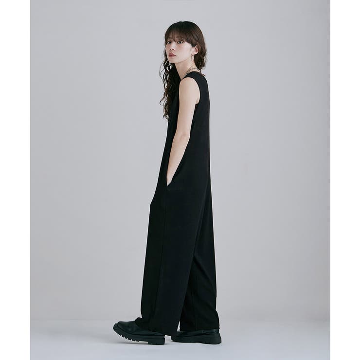 etoll エトル リラクシーコットンリブロンパース | Fashion Letter | 詳細画像3 