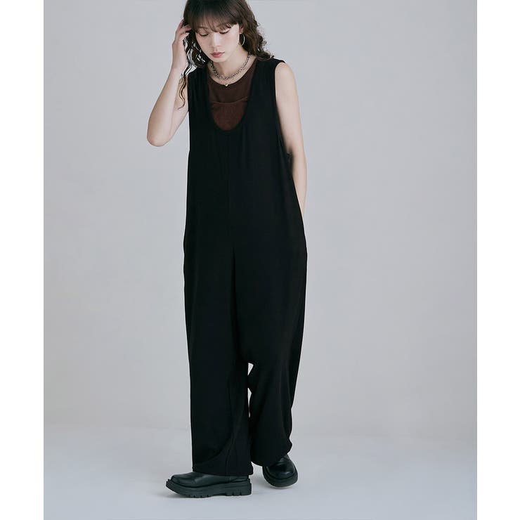 etoll エトル リラクシーコットンリブロンパース | Fashion Letter | 詳細画像6 