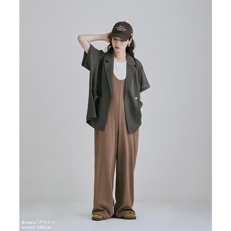 etoll エトル シアーハーフダブルテーラードジャケット | Fashion Letter | 詳細画像11 