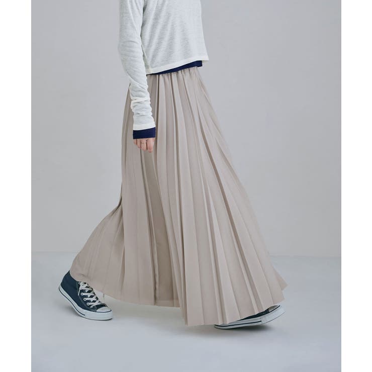 etoll エトル ジョーゼットアコーディオンプリーツスカート | Fashion Letter | 詳細画像8 