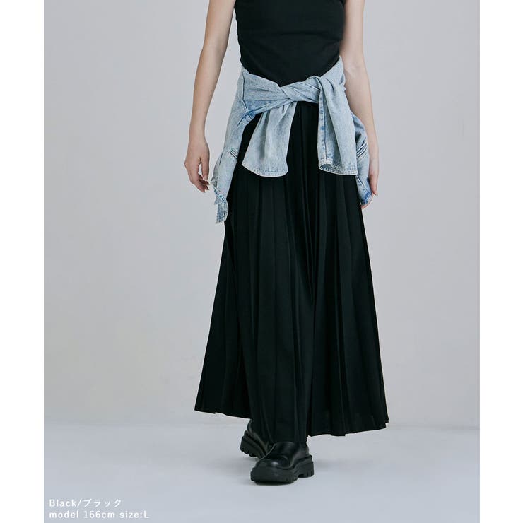 etoll エトル ジョーゼットアコーディオンプリーツスカート | Fashion Letter | 詳細画像13 