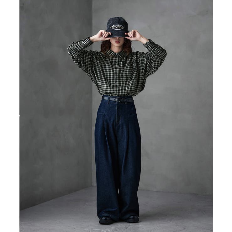 etoll エトル ウィンドウペンコットンチェックシャツ | Fashion Letter | 詳細画像3 