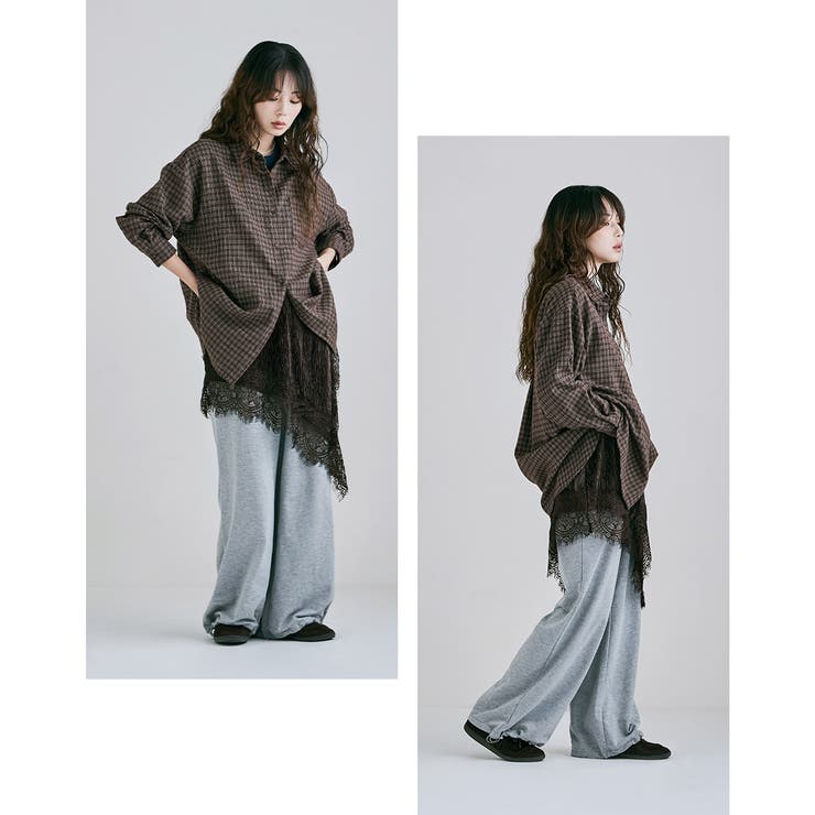 etoll エトル ウィンドウペンコットンチェックシャツ | Fashion Letter | 詳細画像8 