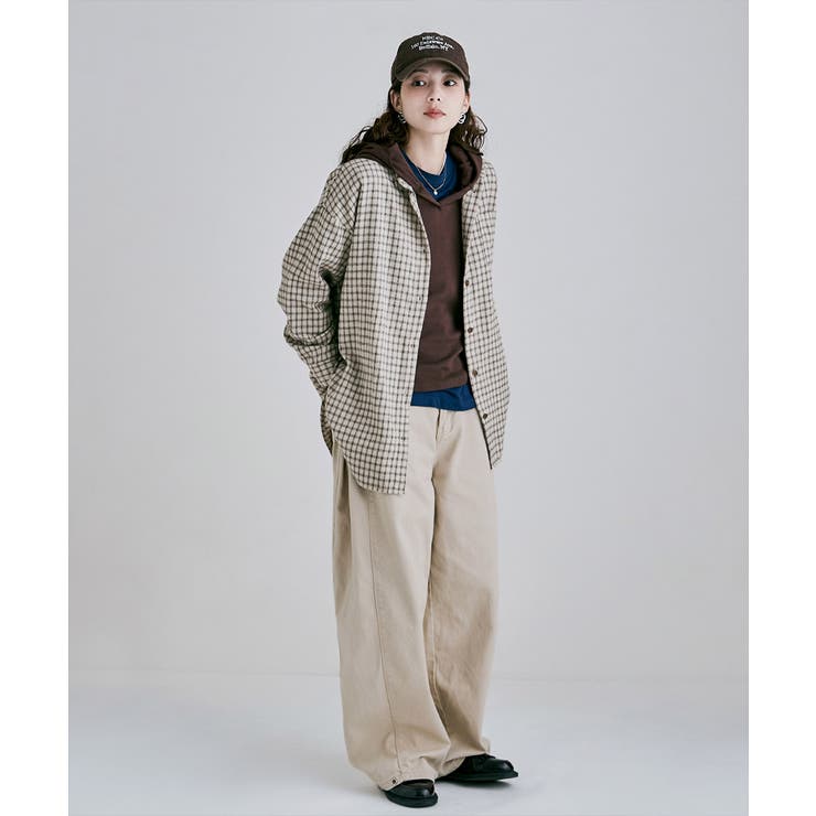etoll エトル ウィンドウペンコットンチェックシャツ | Fashion Letter | 詳細画像12 