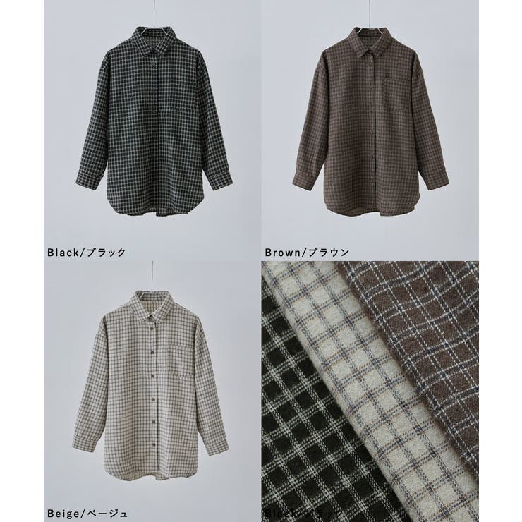 etoll エトル ウィンドウペンコットンチェックシャツ | Fashion Letter | 詳細画像19 