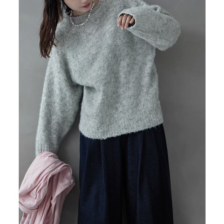 COEL ミックスシャギーニット ミックス シャギーニット