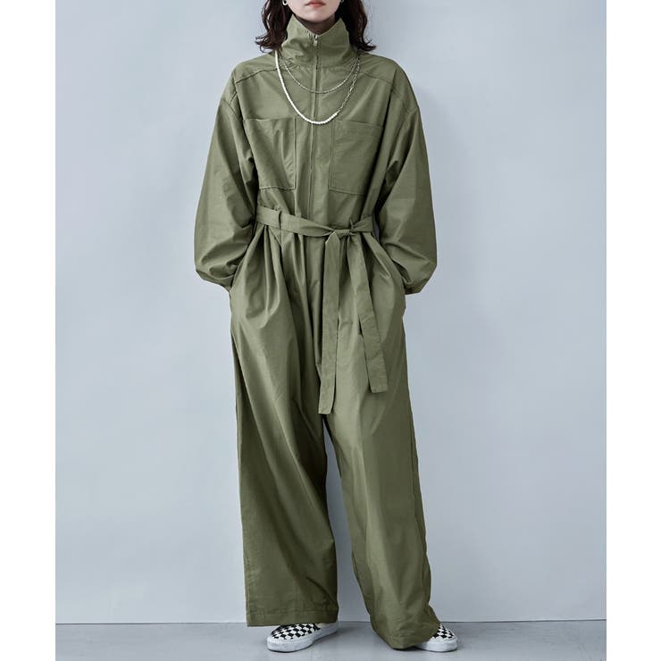 激レア 良シルエット】00s モード ナイロン デザイン ジャンプスーツ