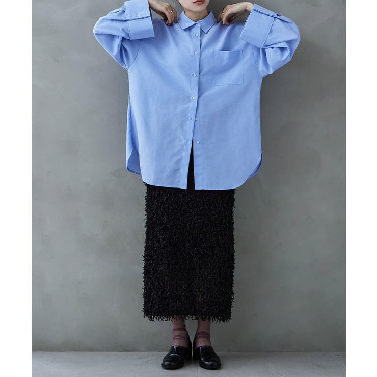 etoll エトル ラメミックスフリンジタイトスカート | Fashion Letter | 詳細画像4 