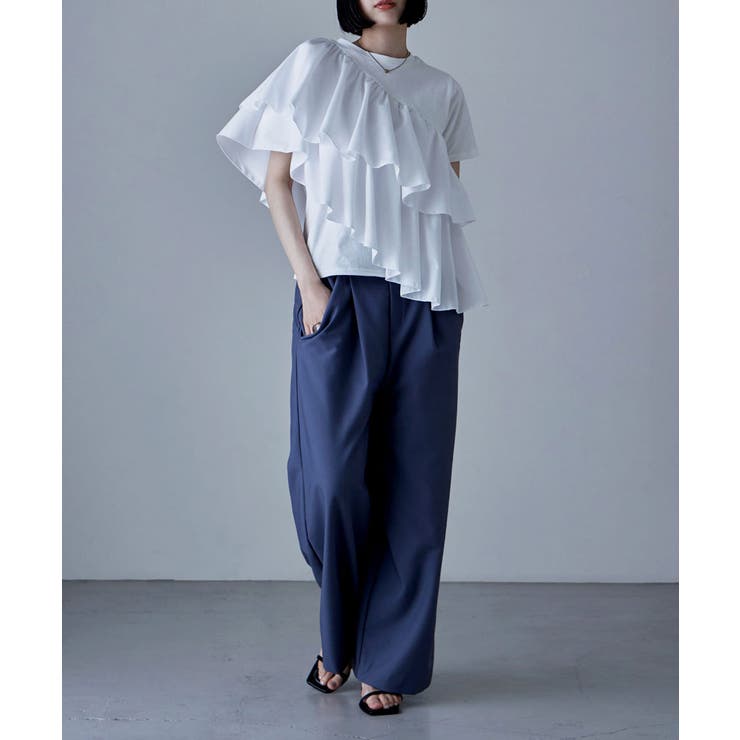 【美品】　22AWアシンメトリーフリンジタートル 美品】 22AWアシンメトリーフリンジタートル メンズ