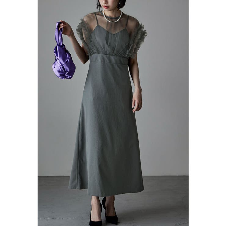 【値下げしました】etoll ドレス etoll. ドレス 刺繍レースレイヤードドレス : ZOZOTOWN Yahoo!店