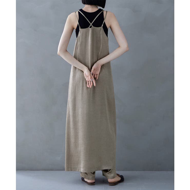 極美品♡ ポールスミス ソリッドカラーバックサテンワンピース
