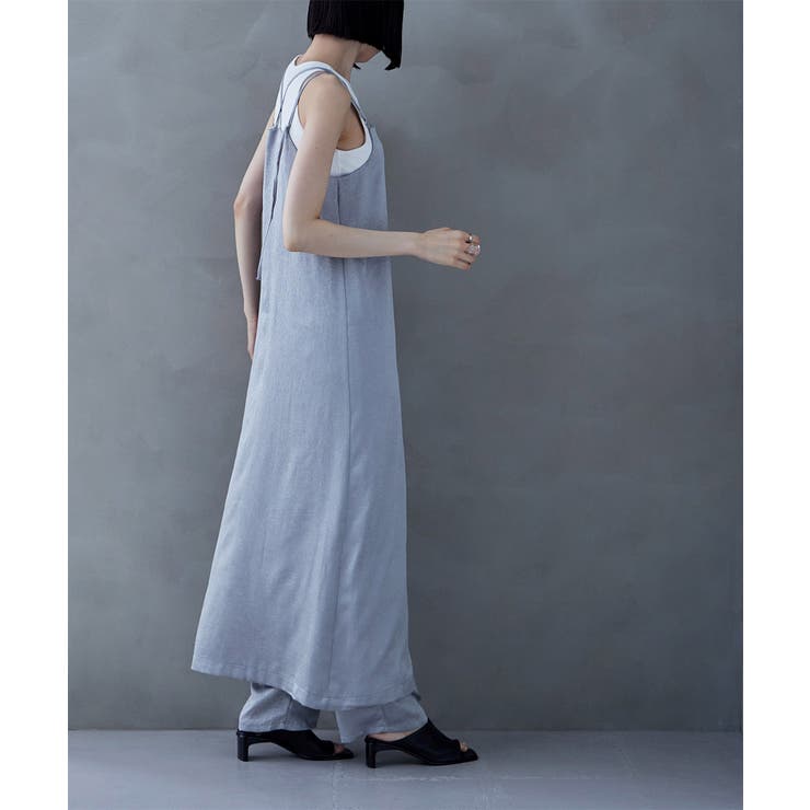 極美品♡ ポールスミス ソリッドカラーバックサテンワンピース