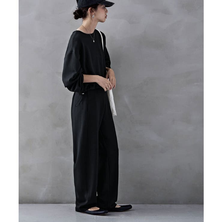 etoll エトル ダンボールニットカーブパンツ | Fashion Letter | 詳細画像3 