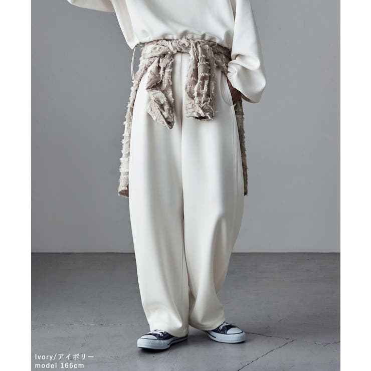 etoll エトル ダンボールニットカーブパンツ | Fashion Letter | 詳細画像8 