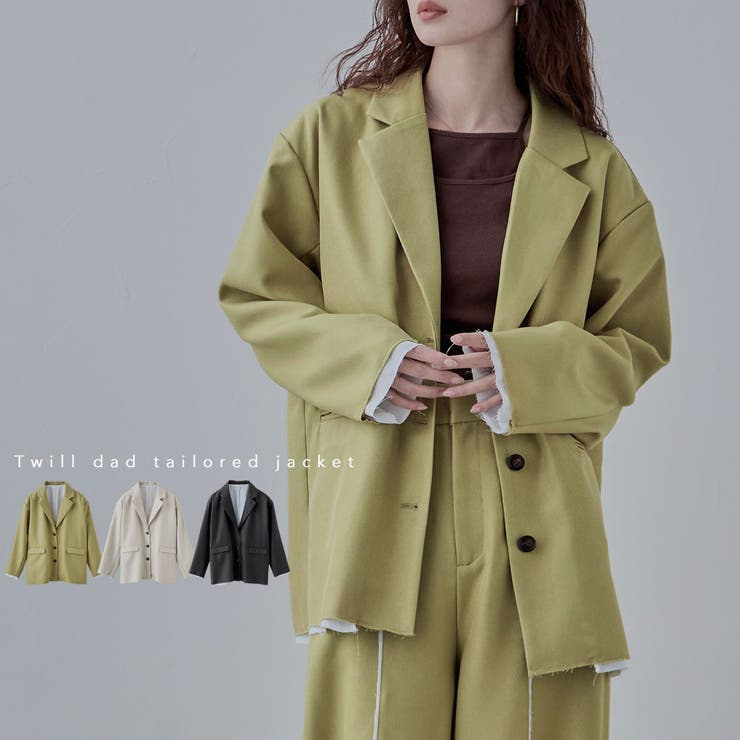 etoll エトル ツイルダッドテーラードジャケット | Fashion Letter | 詳細画像1 