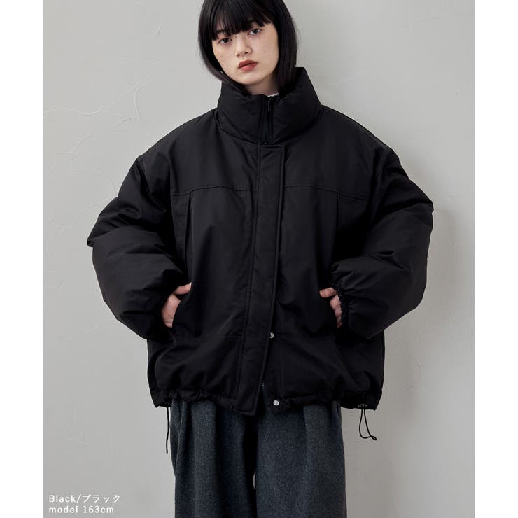 etoll エトル ナイロンビッグスタンドジャケット | Fashion Letter | 詳細画像2 