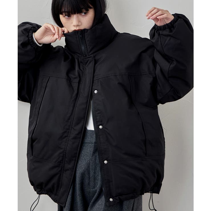etoll エトル ナイロンビッグスタンドジャケット | Fashion Letter | 詳細画像6 