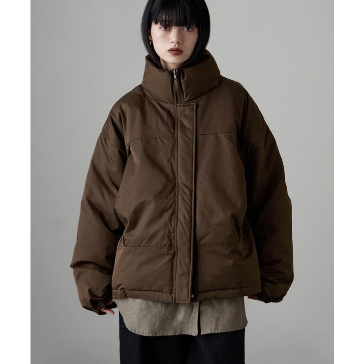 etoll エトル ナイロンビッグスタンドジャケット | Fashion Letter | 詳細画像8 