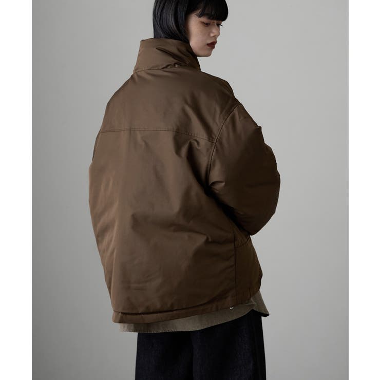 etoll エトル ナイロンビッグスタンドジャケット | Fashion Letter | 詳細画像10 