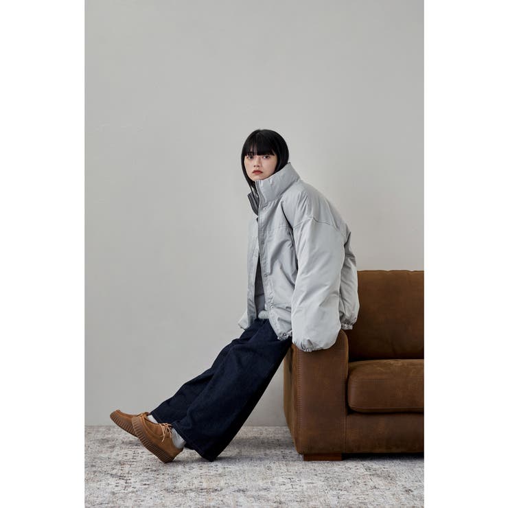 etoll エトル ナイロンビッグスタンドジャケット | Fashion Letter | 詳細画像14 