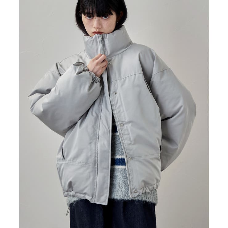 etoll エトル ナイロンビッグスタンドジャケット | Fashion Letter | 詳細画像15 