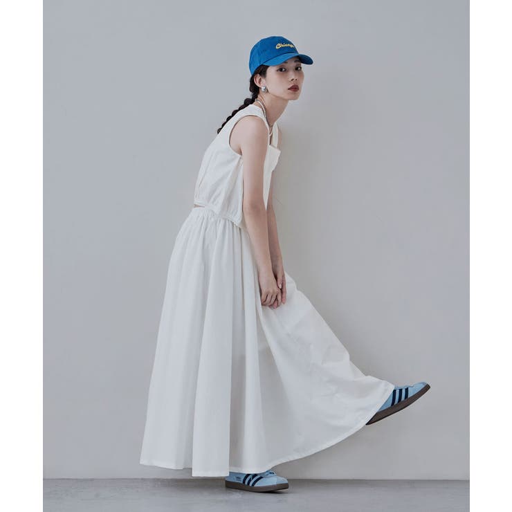 etoll エトル ギャザーボリュームフレアスカート | Fashion Letter | 詳細画像7 