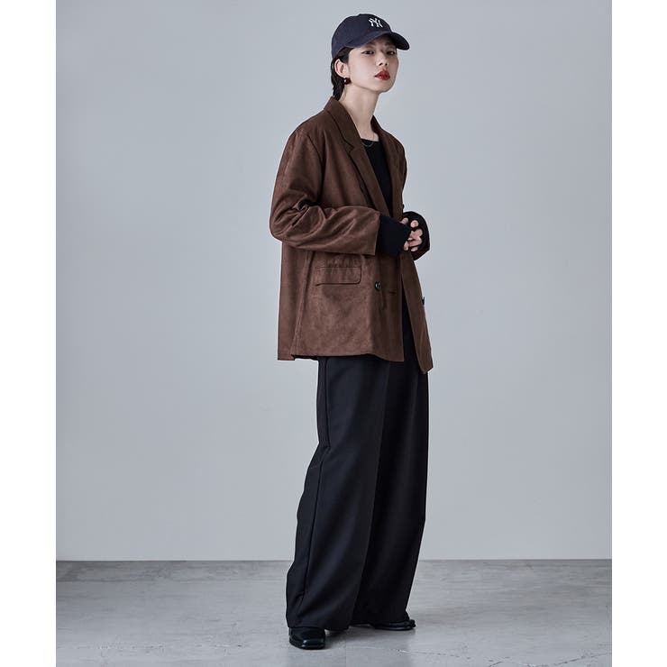 etoll エトル スエードテーラードジャケット | Fashion Letter | 詳細画像5 