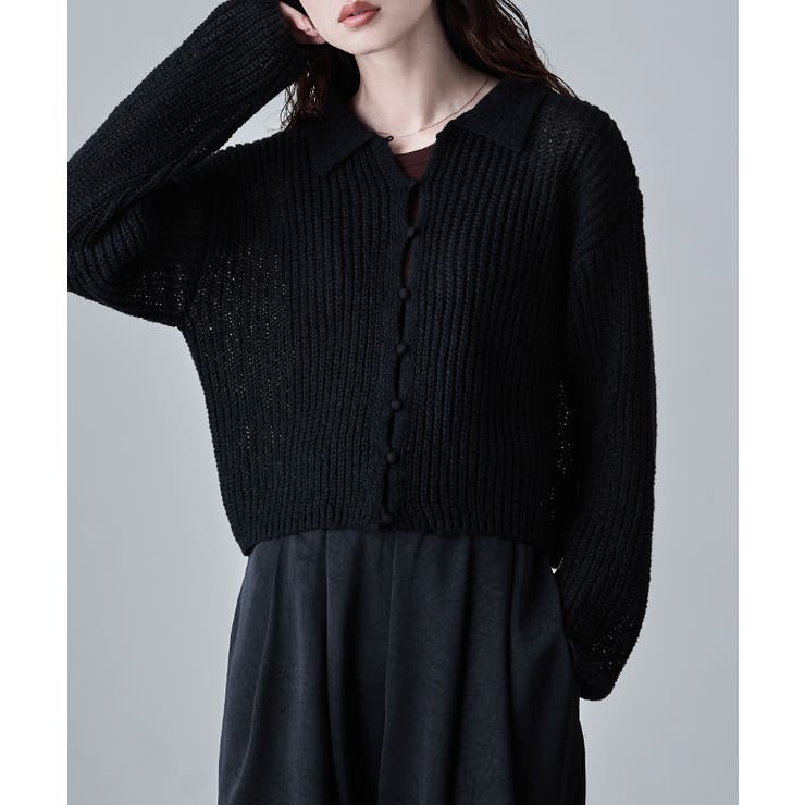 【新品未使用】LE.EMA モヘアタッチダブルボタンカーディガン タグ付き 新品未使用】LE.EMA モヘアタッチダブルボタンカーディガン タグ付き