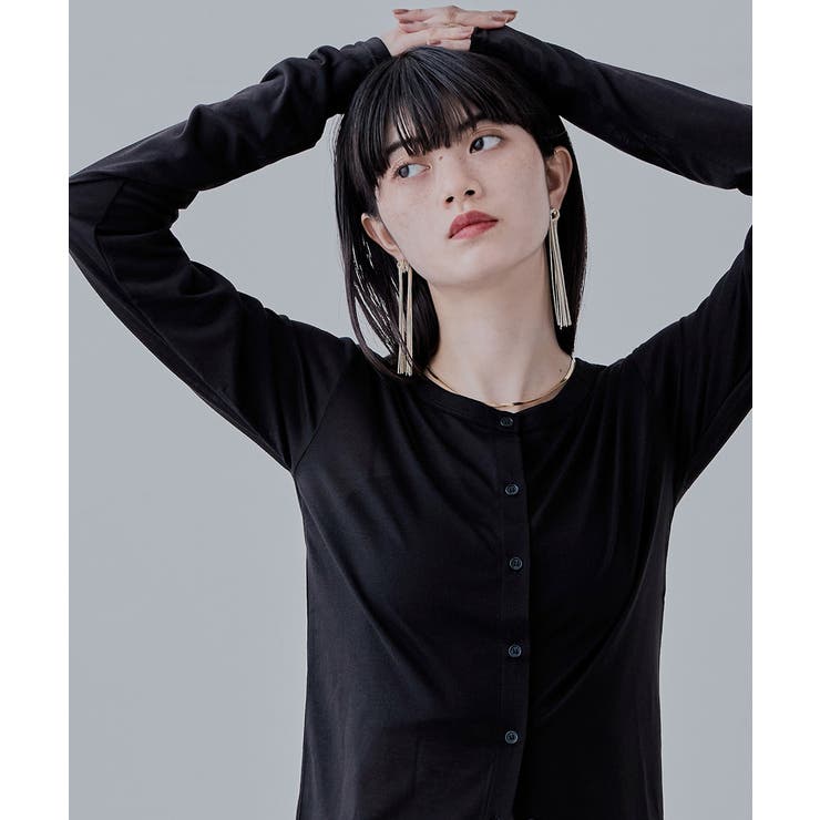 etoll エトル シアークルーネックカーディガン | Fashion Letter | 詳細画像8 